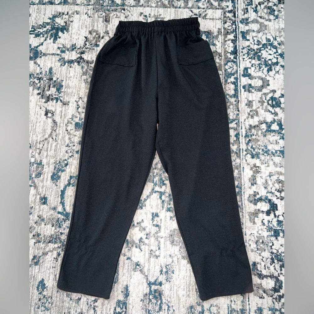 Black Dress Pants with Bow
